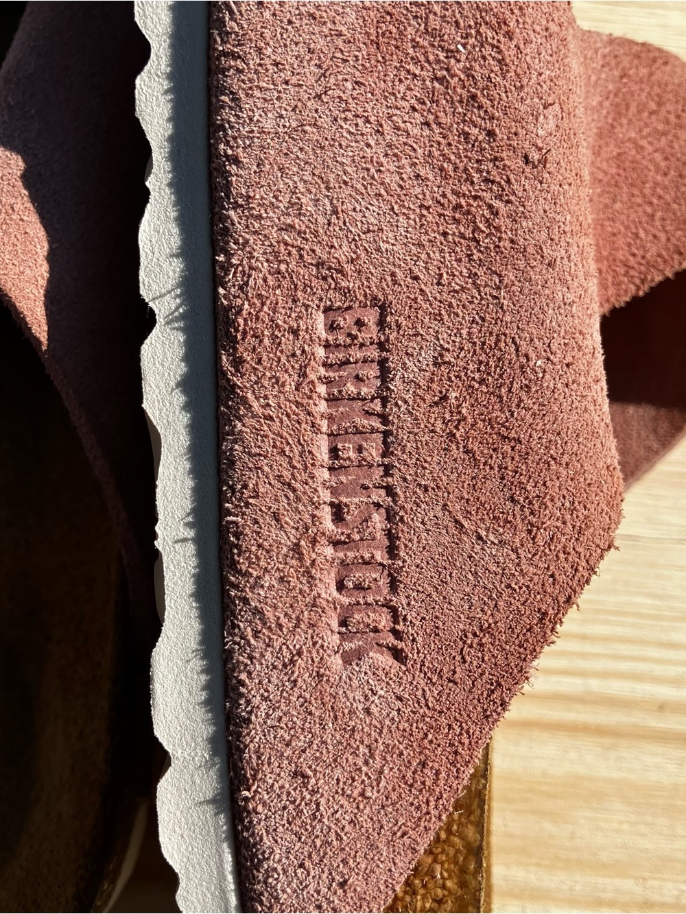Birkenstock Arizona Soft Footbed Pink Clay Suede Sandals Narrow EU 39 US 8 - Picture 3 of 9
